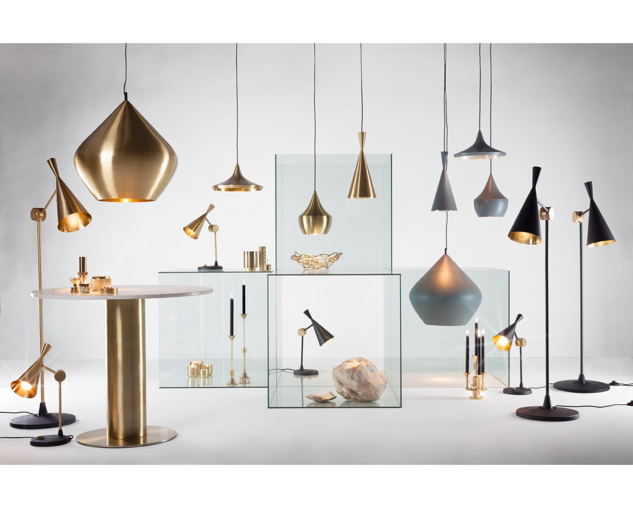 TOM DIXON. | BEAT TALL PENDANT LED 2 Black