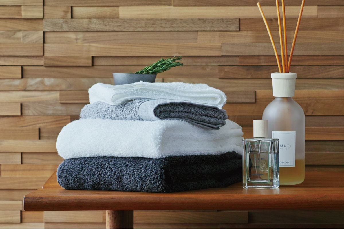 MASTERWAL BLISS TOWEL ダークグレー バスタオル(123×64cm)