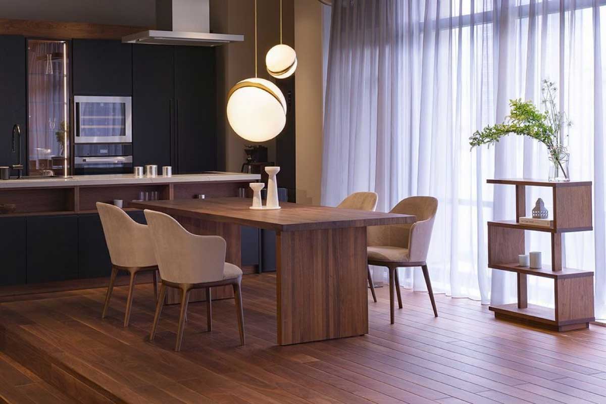 DANISH DINING TABLE W 180cm × D 95cm