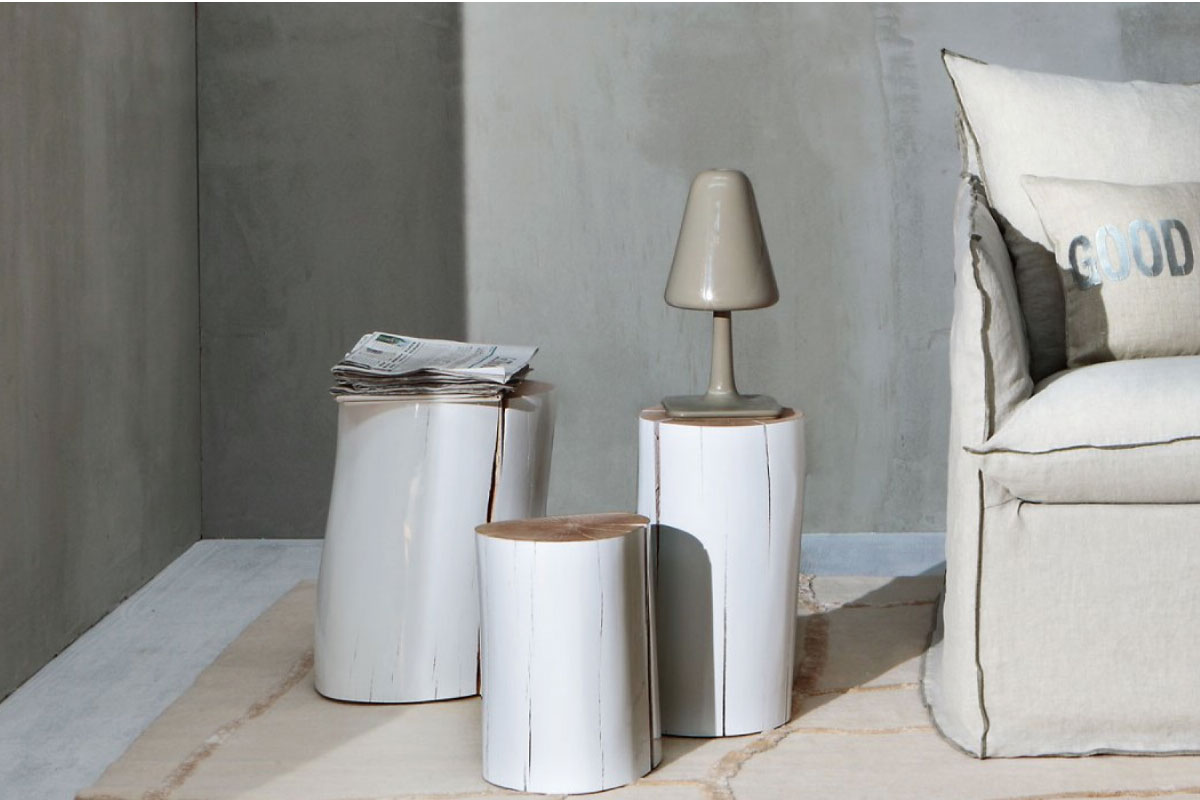 GERVASONI | LOG L ホワイト Φ28-32 H42cm