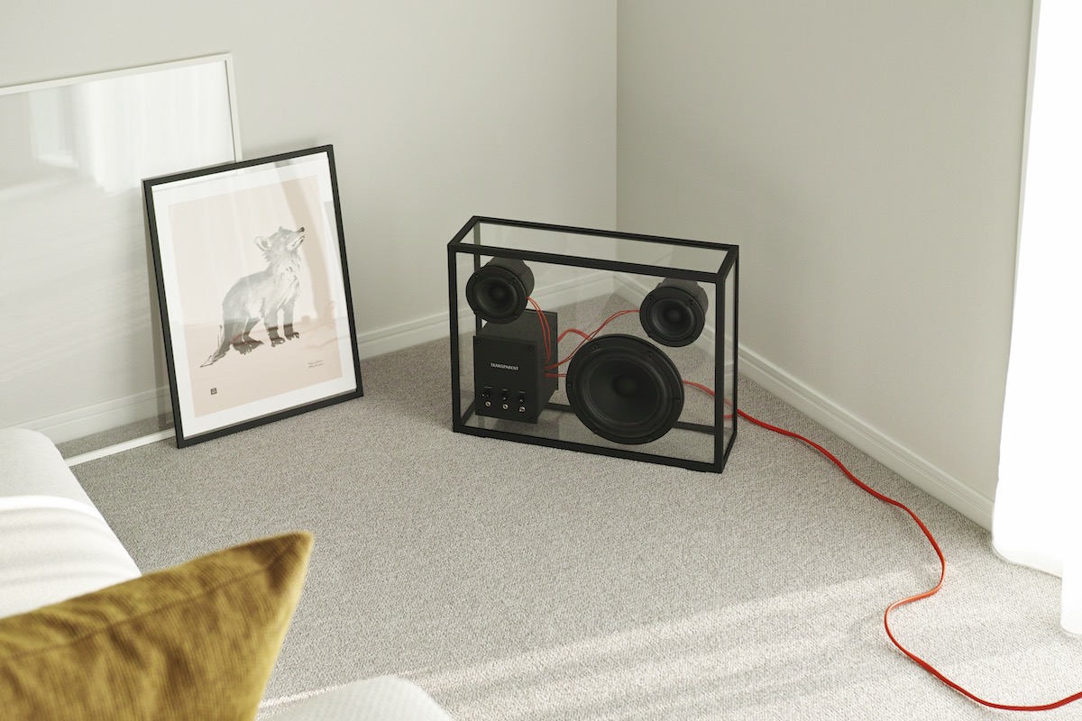 TRANSPARENT | TRANSPARENT SPEAKER BLACK/RED