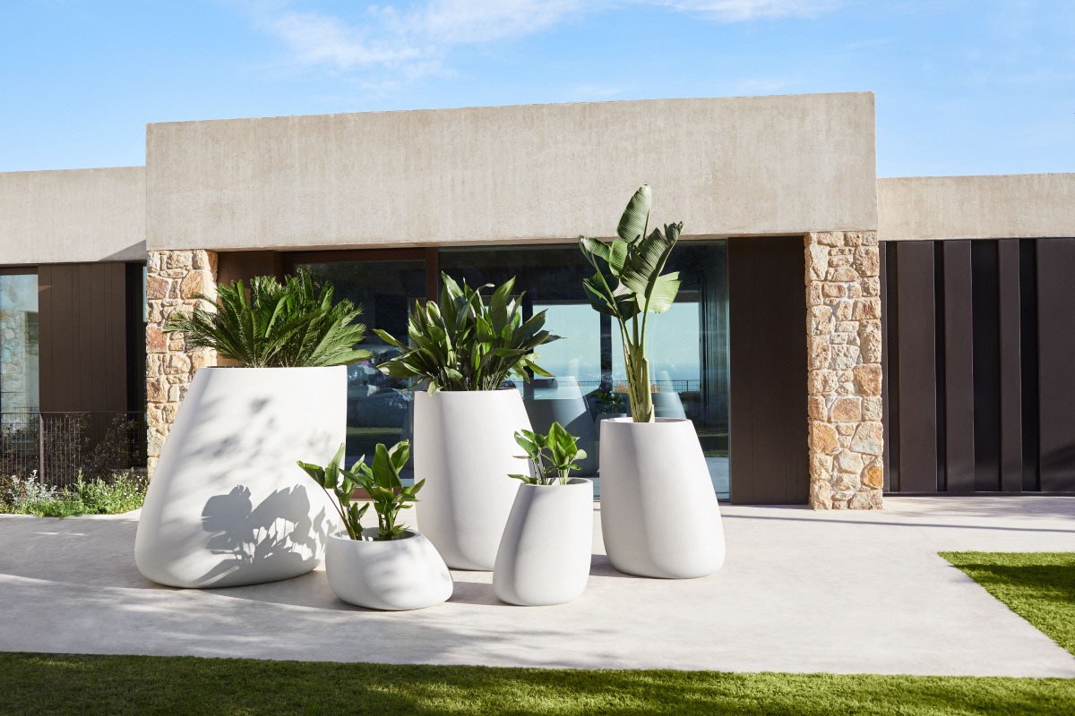 VONDOM | STONE PLANTER SMALL 55008A 小