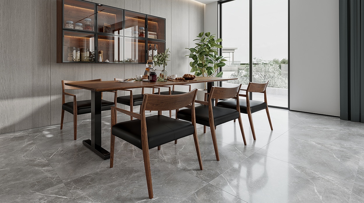 WILDWOOD LOW DINING TABLE W 120cm × D 84.5cm