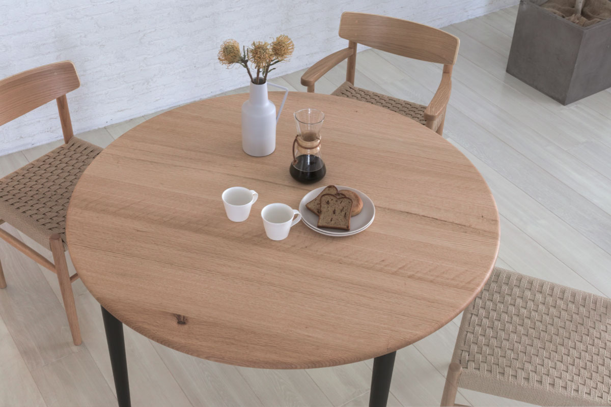 COMMON ROOTS | BUDDY ROUND DINING TABLE Φ100cm × H71.8cm
