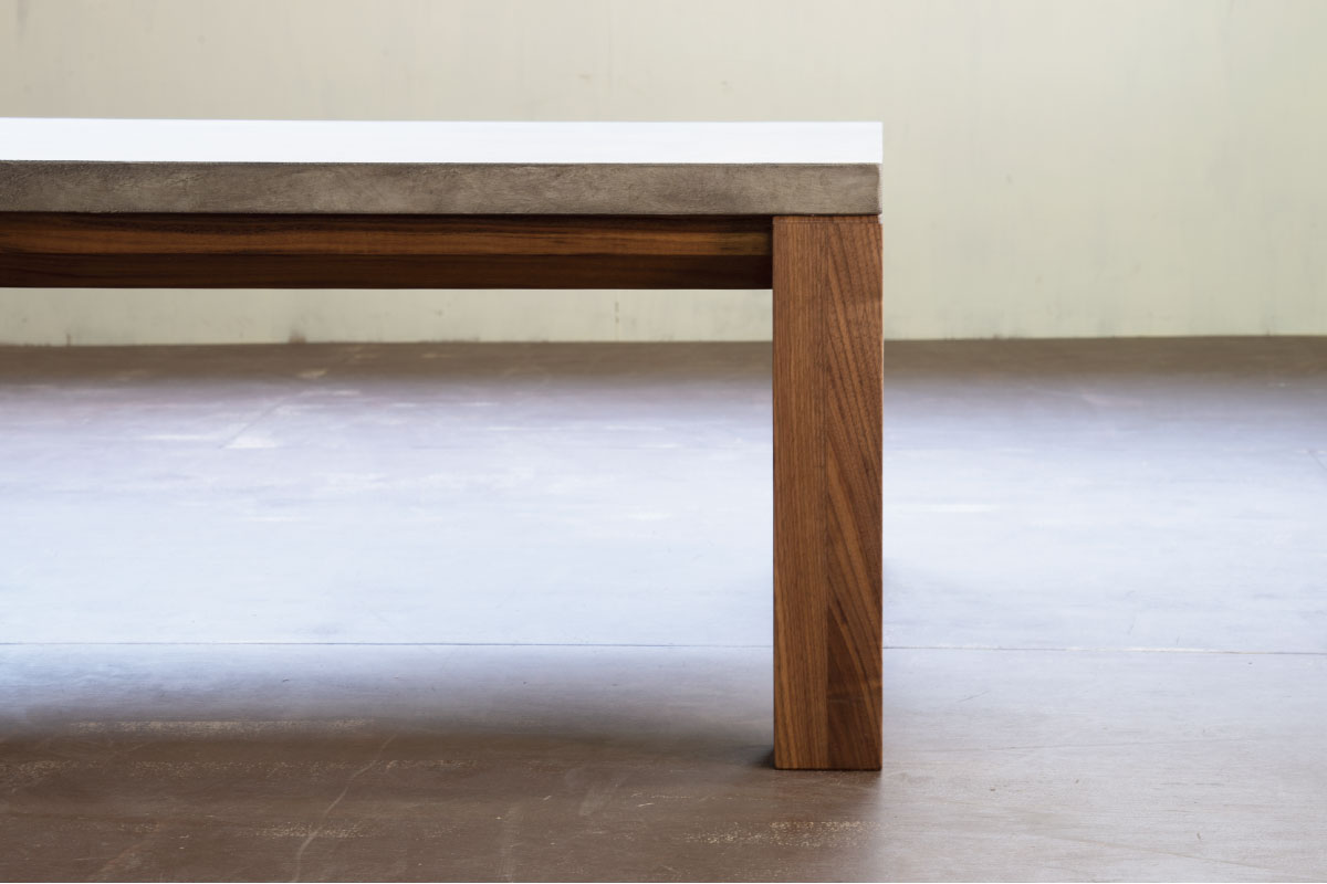FolivorA | NOMBE kotatsu table(mortar) ウォールナット 160×90(cm)