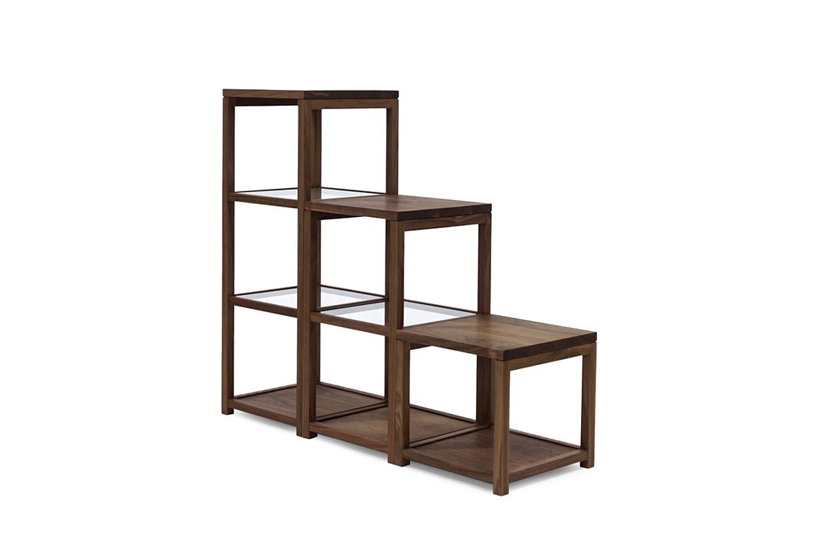 KAKTAS SHELF シェルフ:2段 W40 ガラス棚仕様