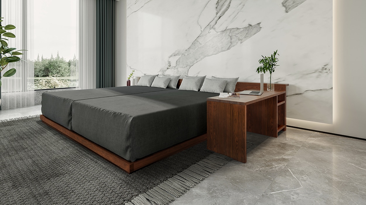 UNISON WIDE HEAD BED ワイドダブル(WD)