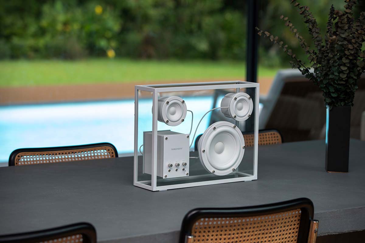 TRANSPARENT | TRANSPARENT SPEAKER WHITE/WHITE
