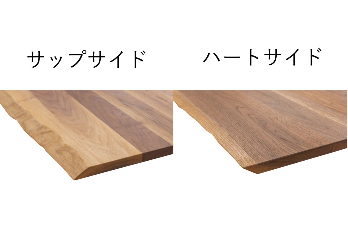 WILDWOOD LIVE EDGE DINING TABLE W 100cm × D 90~80cm