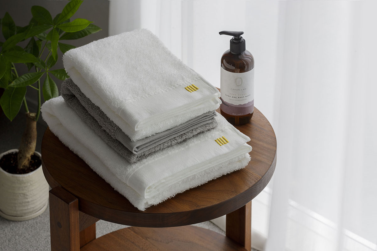 MASTERWAL BLISS TOWEL ダークグレー バスタオル(123×64cm)