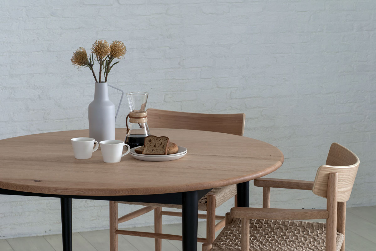COMMON ROOTS | BUDDY ROUND DINING TABLE Φ100cm × H71.8cm