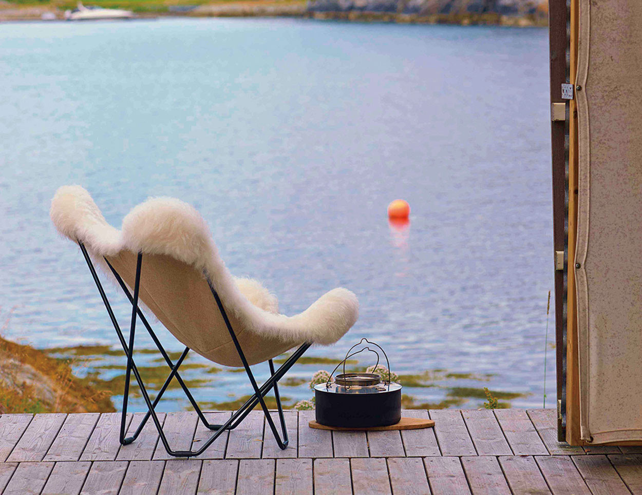 CUERO | BKF CHAIR キャンバス:ホワイト