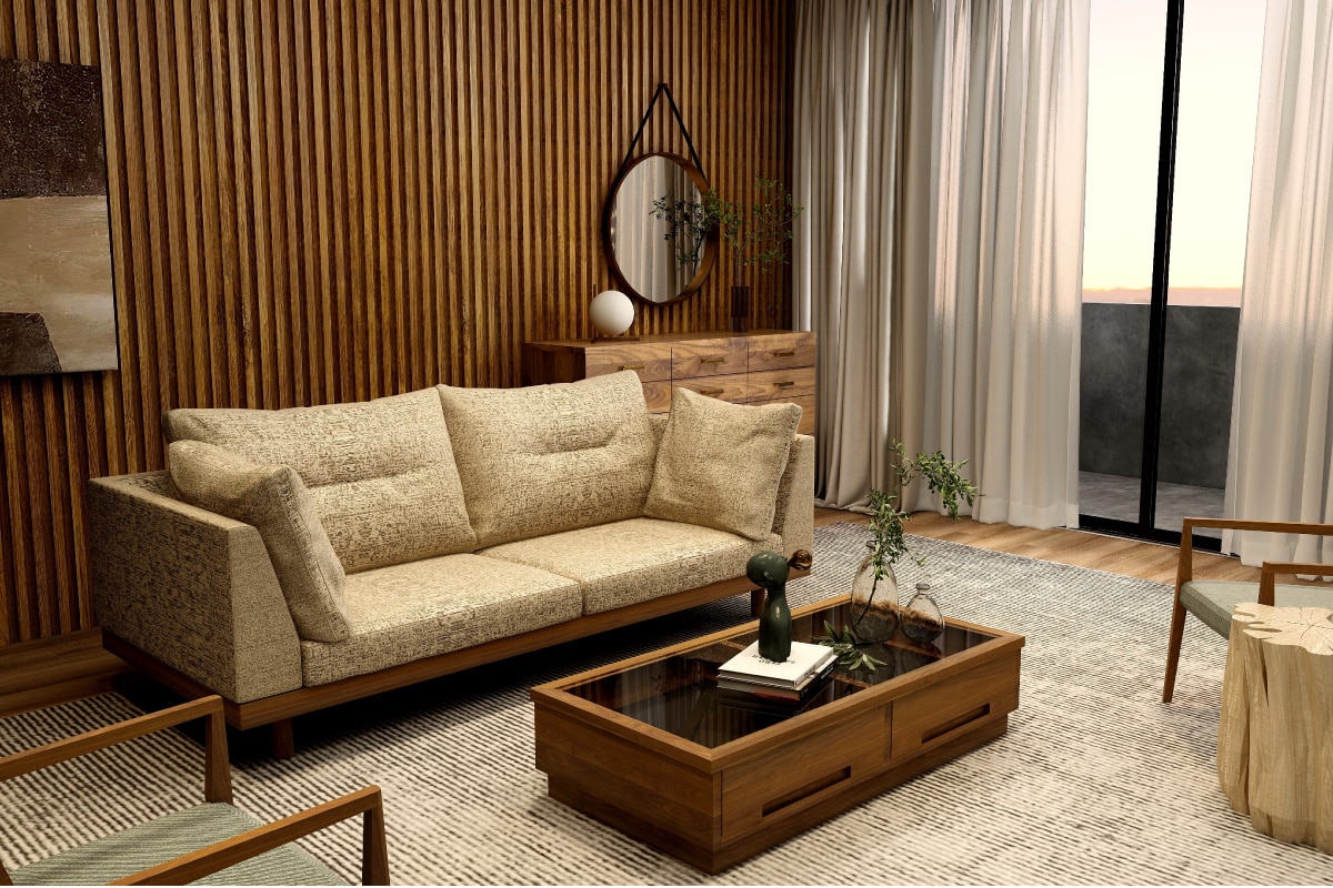 DANISH GRANDE SOFA ダブルアーム3シーター215