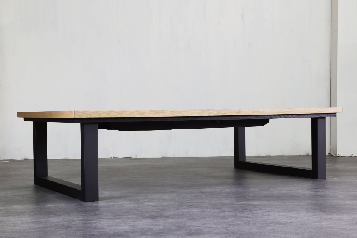 Nichibi Woodworks | SAI Oak kotatsu table Oak 120×75×38(cm)