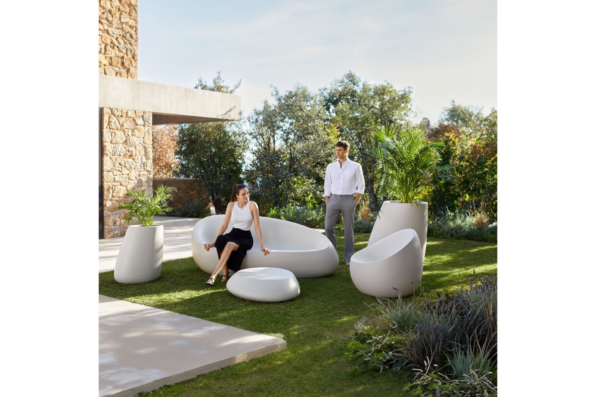VONDOM | STONE PLANTER SMALL 55008A 小