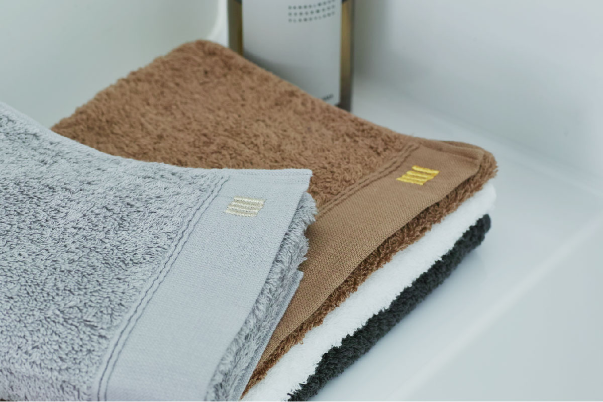 MASTERWAL BLISS TOWEL シルバーグレー フェイスタオル(85×34cm)
