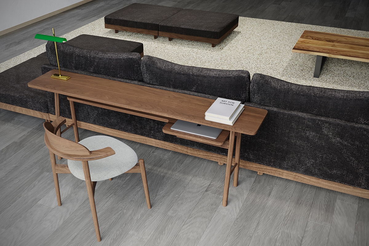 POD BACK DESK W140cm