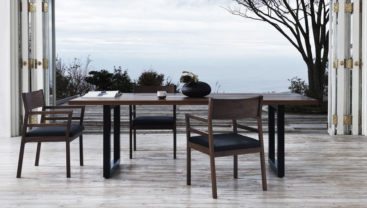 WILDWOOD THICK 41 DINING TABLE W 240cm × D 65cm