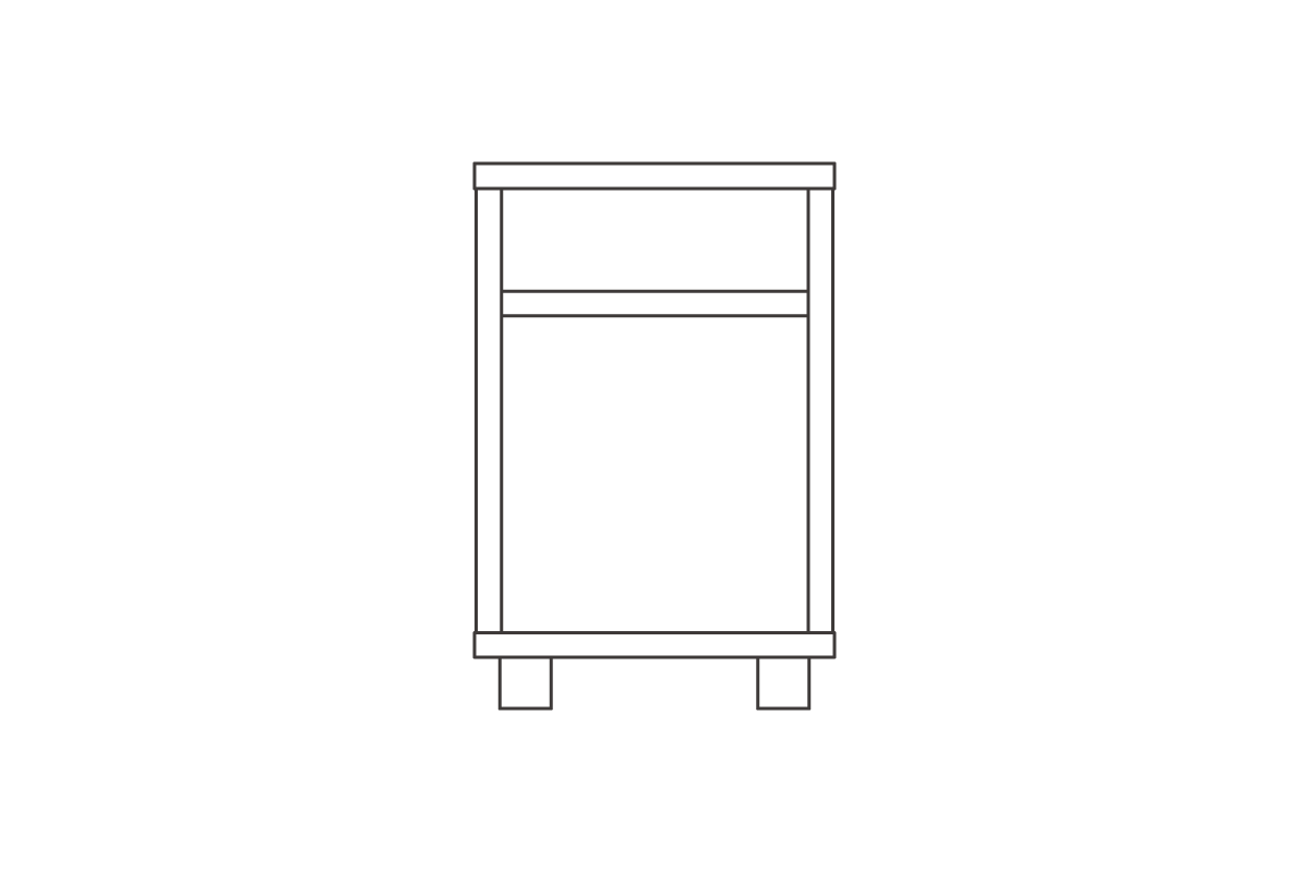 Bタイプ（棚） H53cm