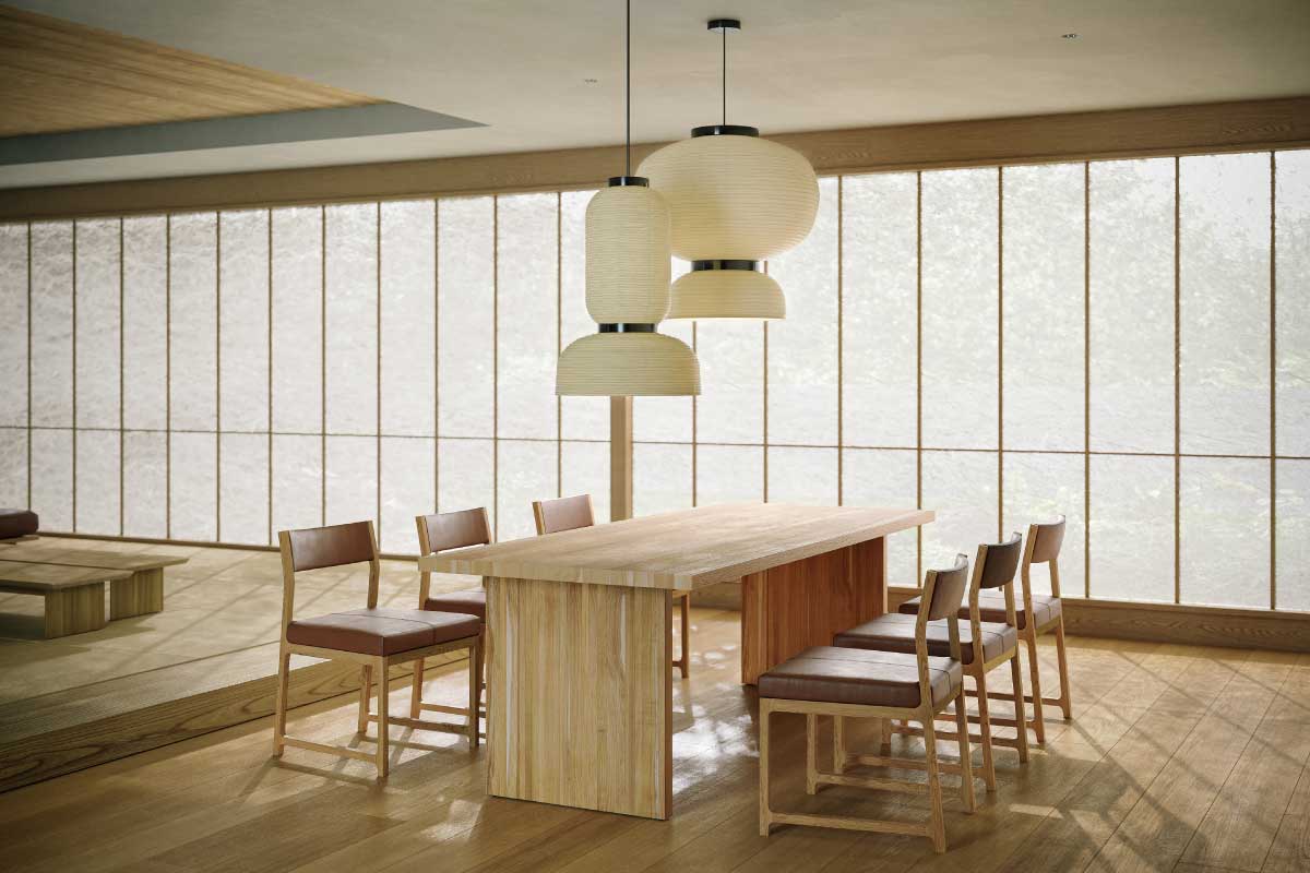 DANISH DINING TABLE W 180cm × D 95cm