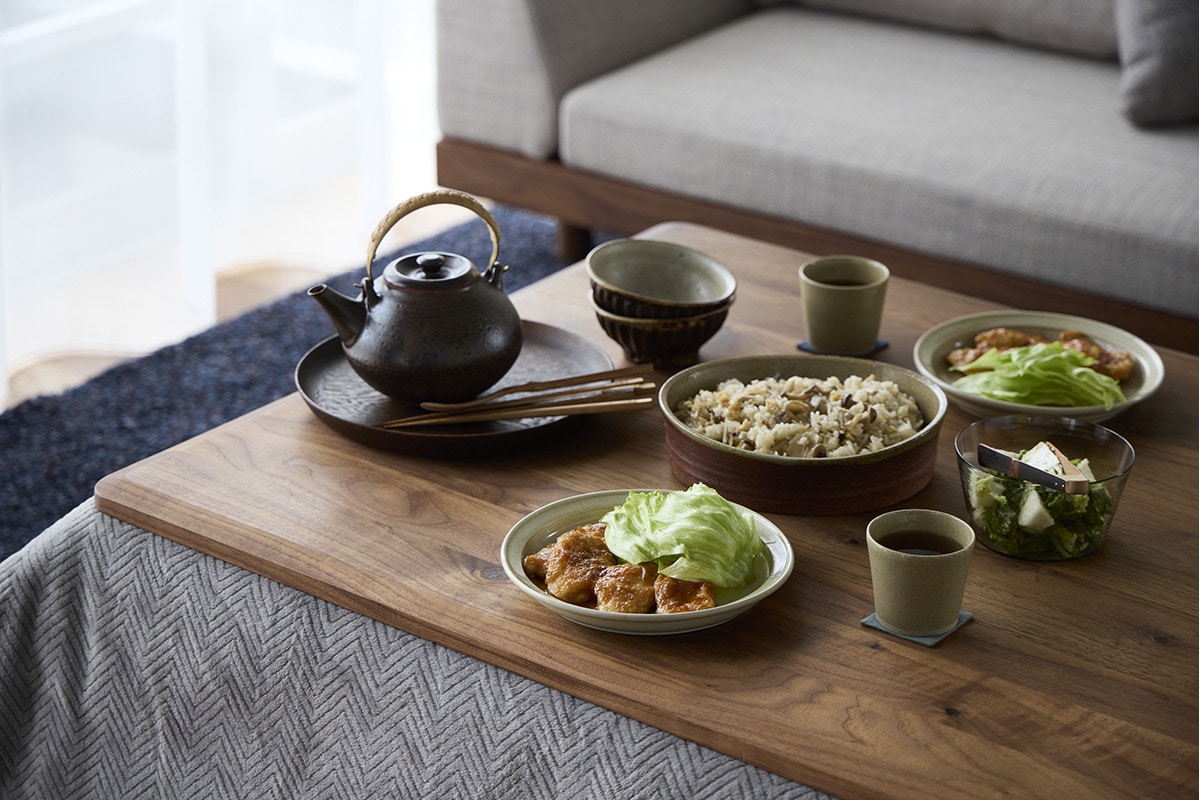 COMMON ROOTS | ORANGE KOTATSU TABLE W120cm × D70cm
