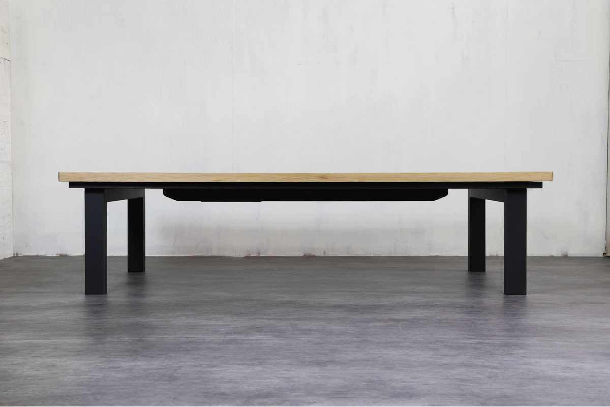 Nichibi Woodworks | SAI Oak kotatsu table Oak 120×75×38(cm)