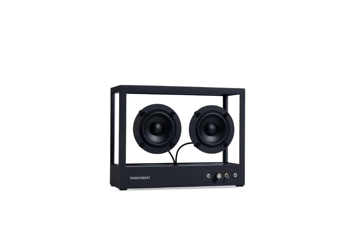 TRANSPARENT | SMALL TRANSPARENT SPEAKER BLACK