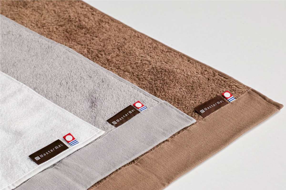 MASTERWAL BLISS TOWEL ダークグレー バスタオル(123×64cm)