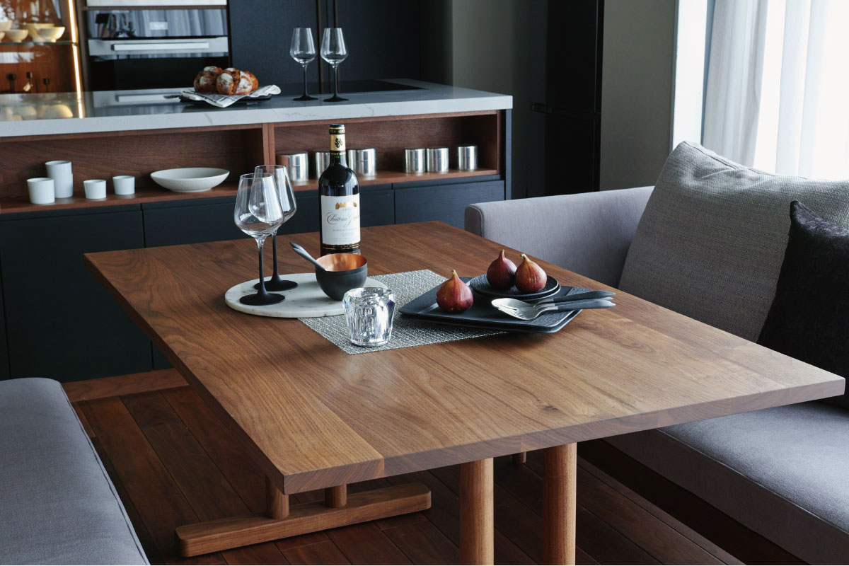 CHILL LOW DINING TABLE W160cm × D85cm