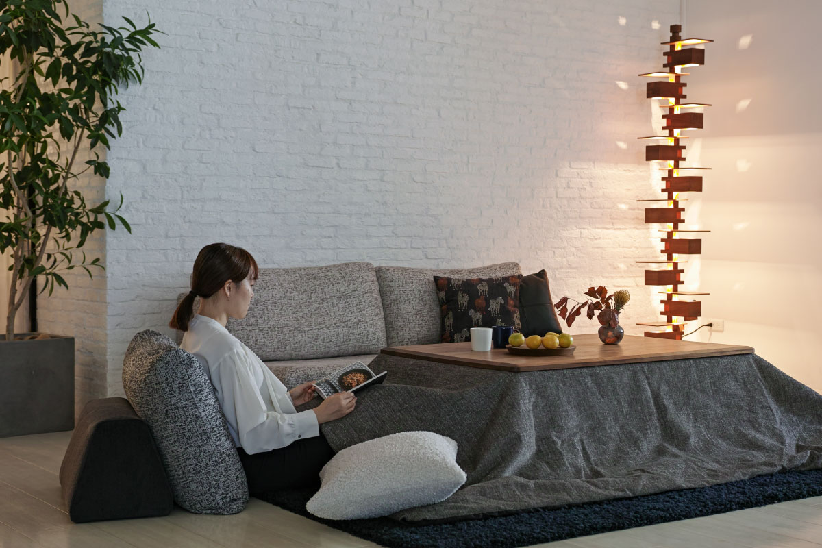 COMMON ROOTS | ORANGE KOTATSU TABLE W120cm × D70cm