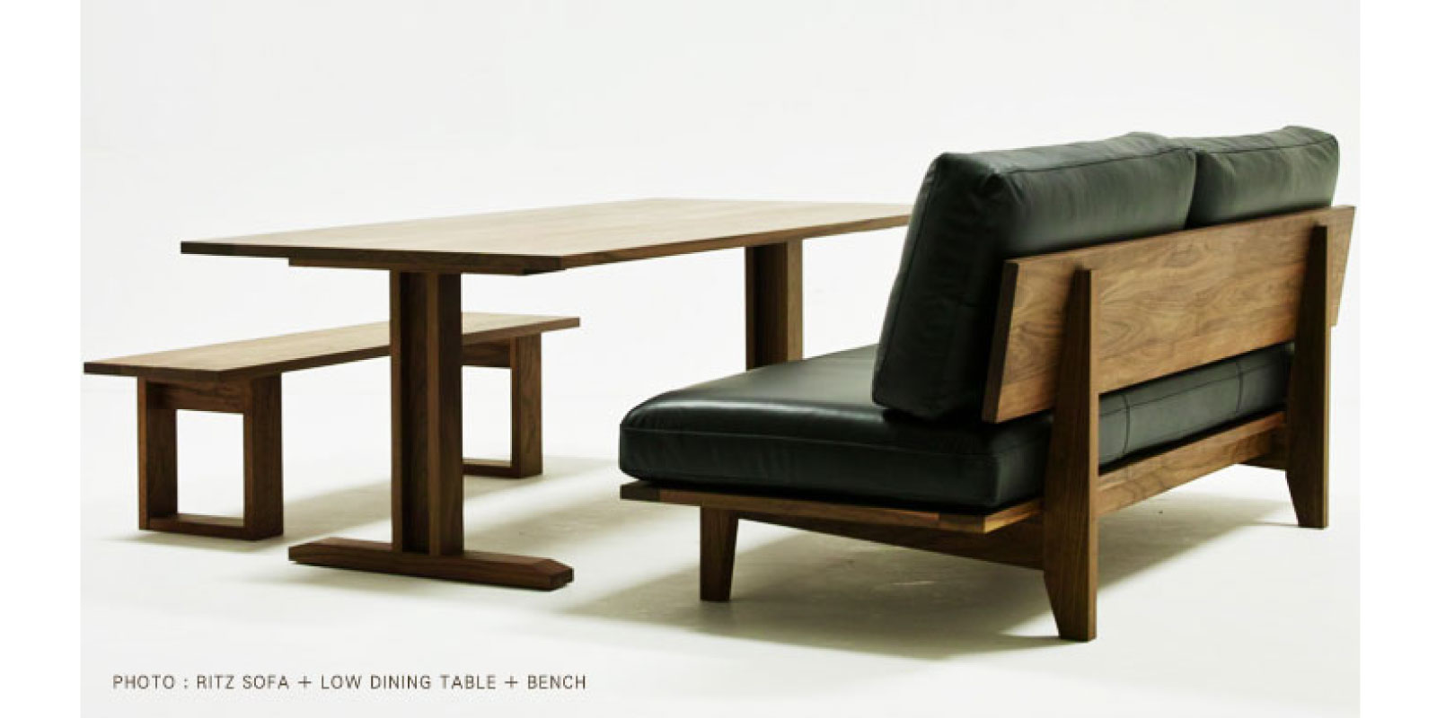 RITZ LOW DINING TABLE W180cm × D80cm