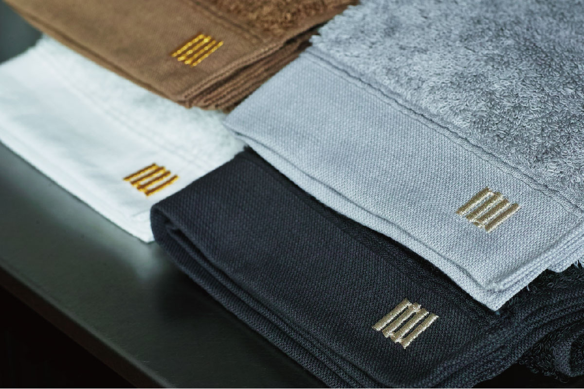 MASTERWAL BLISS TOWEL ダークグレー バスタオル(123×64cm)