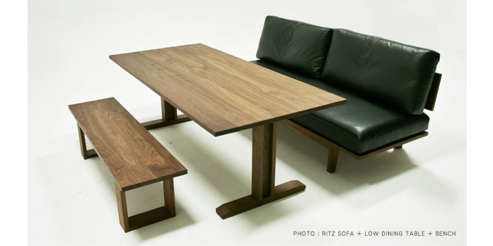 RITZ LOW DINING TABLE W180cm × D80cm