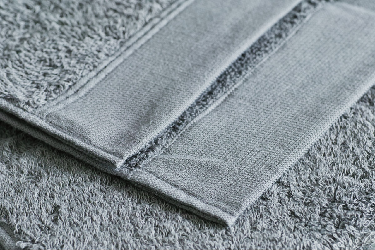 MASTERWAL BLISS TOWEL ダークグレー バスタオル(123×64cm)