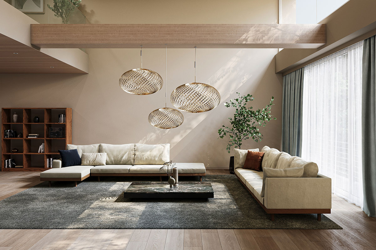 DANISH GRANDE SOFA ダブルアーム3シーター215