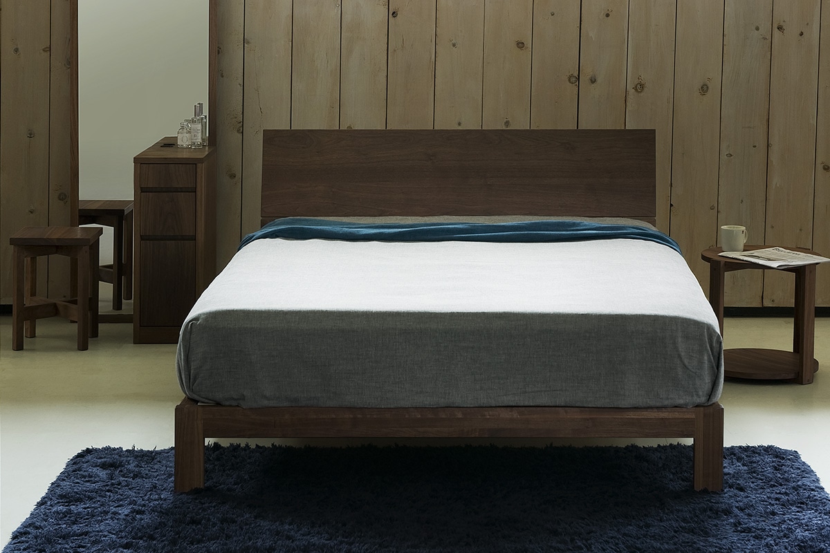 ONLINESHOP Limited Mattress+LUNA BED シングル2台木目通し(S2ATG)