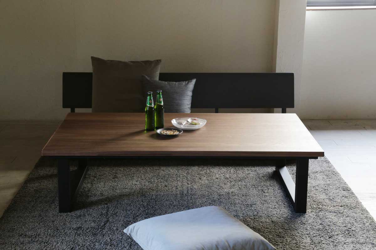 Nichibi Woodworks | SAI WalnutⅡ kotatsu table Walnut 180×90×38(cm)