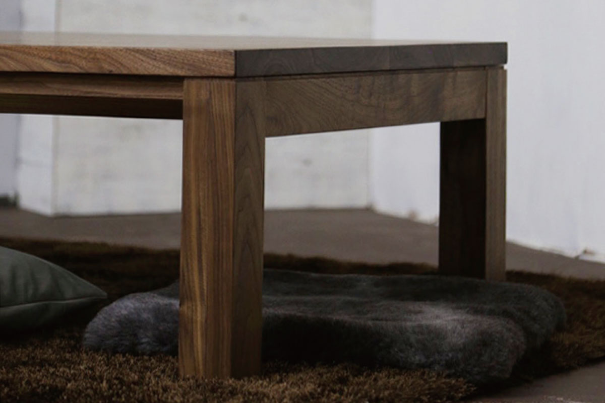 FolivorA | NOMBE kotatsu table(wood) ウォールナット 180×70(cm)