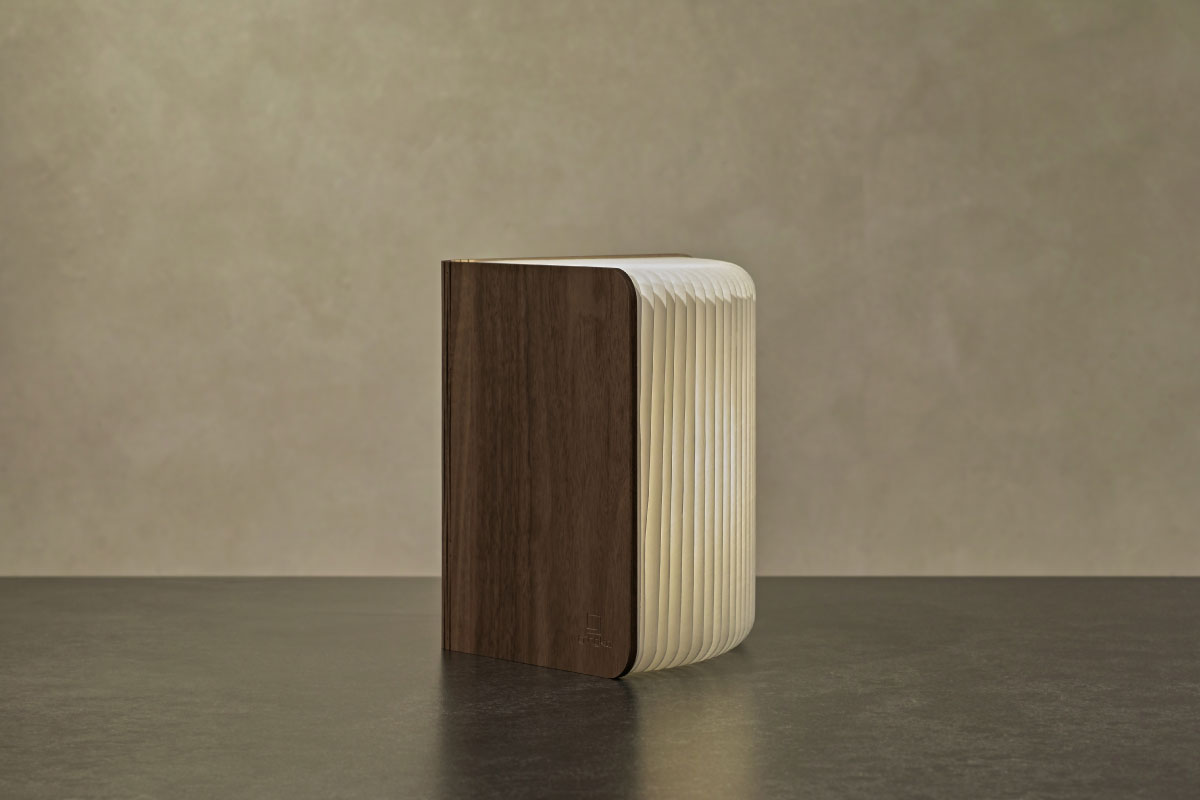 gingko design | Smart Book Light (Natural Wood) Large