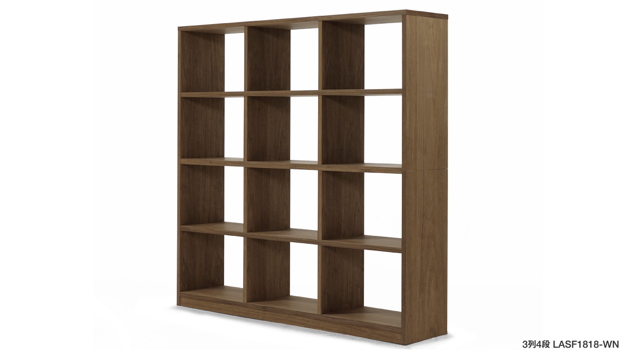 LANT OPEN SHELF 3列4段: W184.5×D40×H181cm