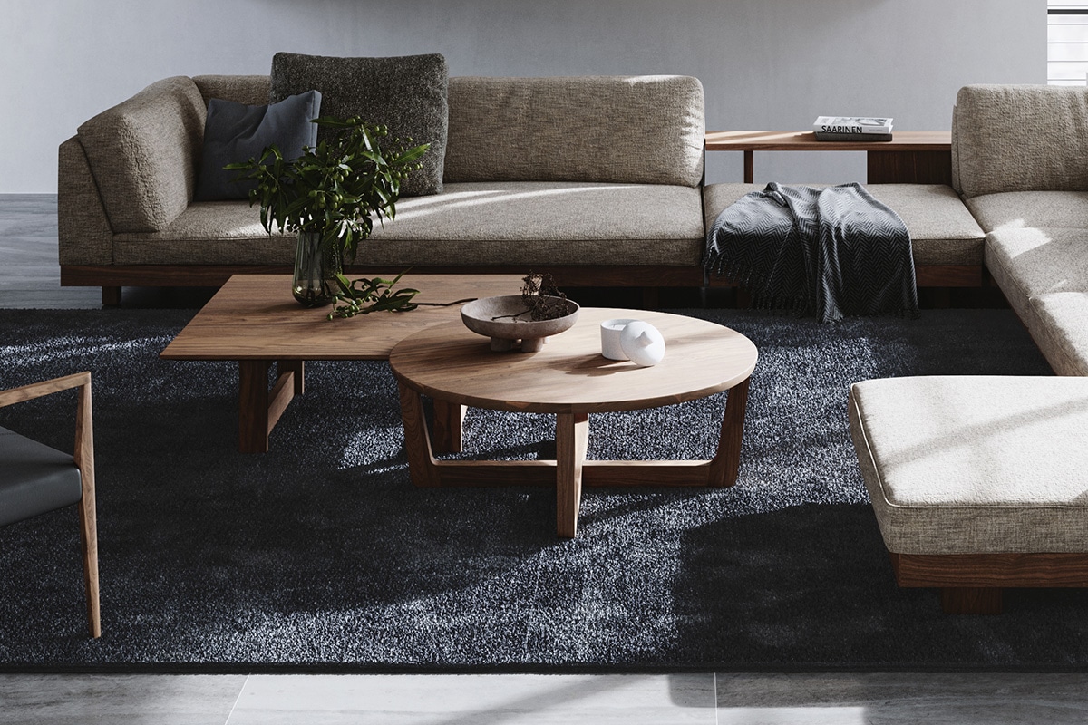 YU UT3 LIVING TABLE W120cm D90cm H40cm