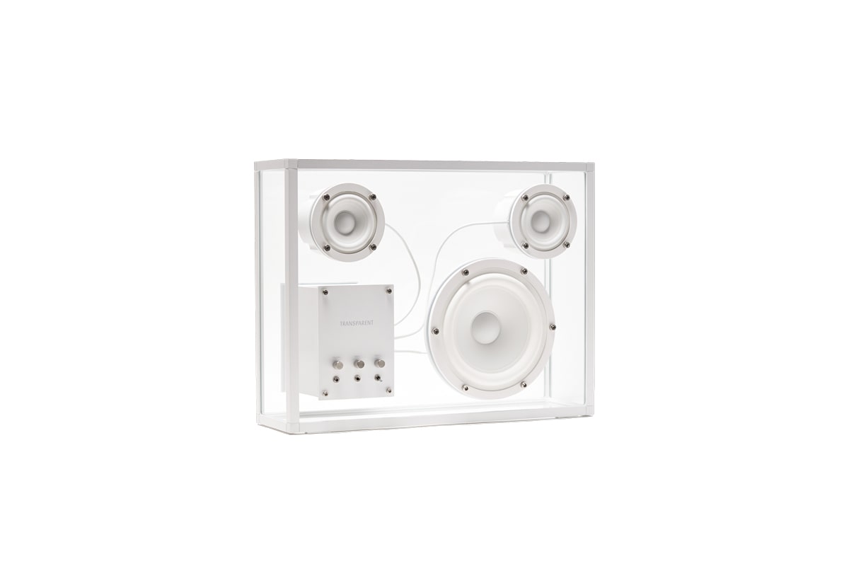 TRANSPARENT | TRANSPARENT SPEAKER WHITE/WHITE