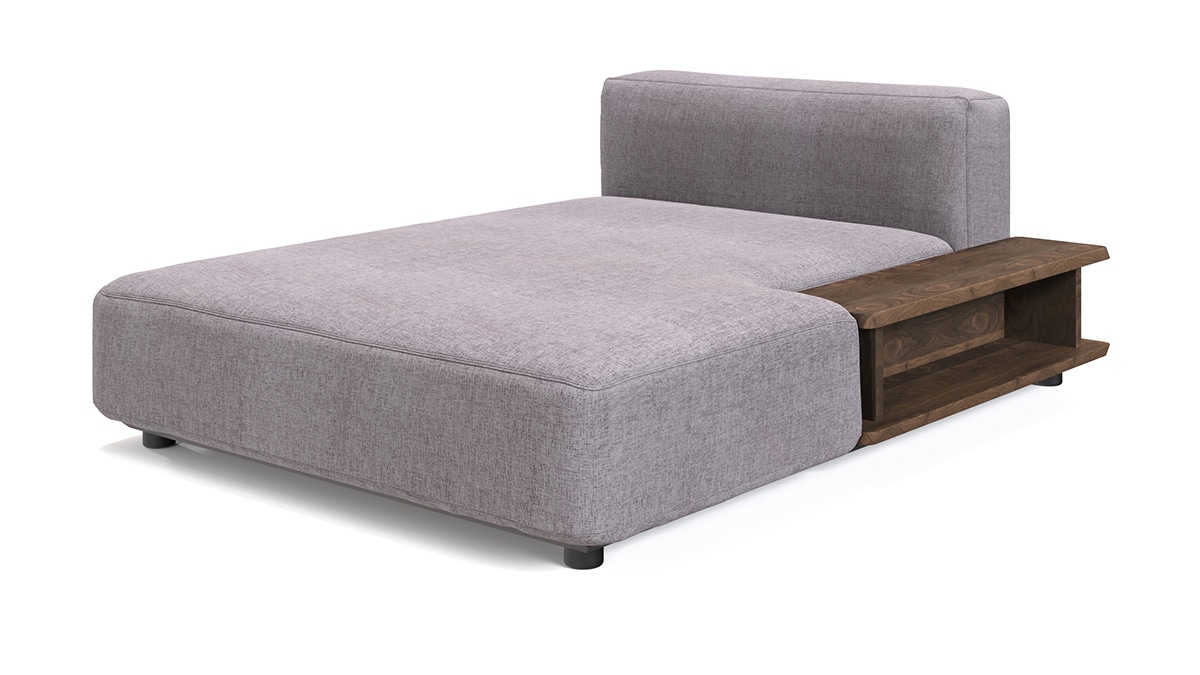 COMPOSIT SYSTEM SOFA ワンアームカウチ130(ウッドアーム)