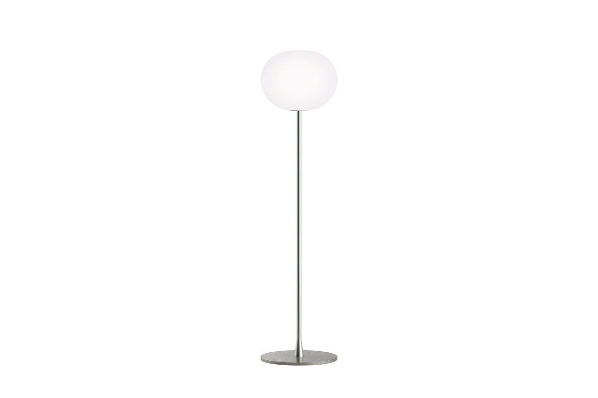 Flos | GLO-BALL F1 シルバー フロアライト1